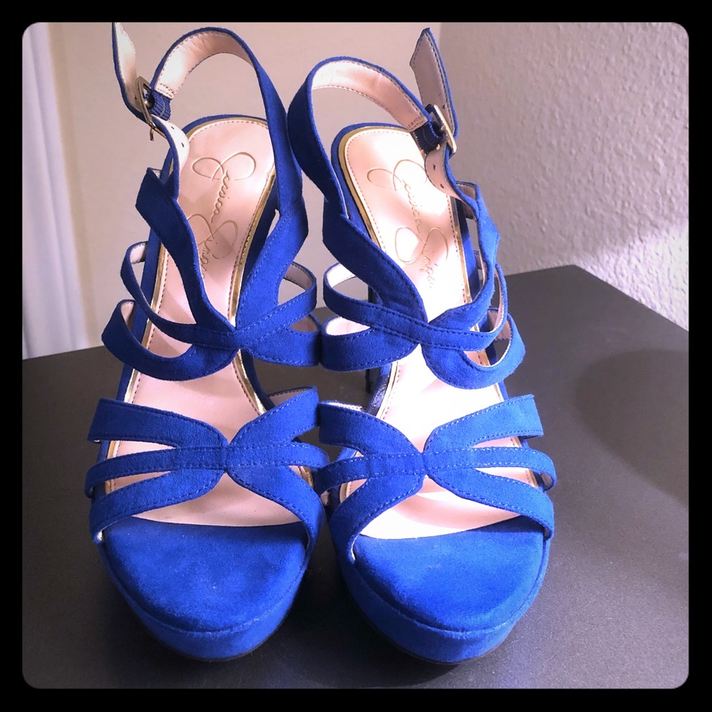 Blue Jessica Simpson shoes